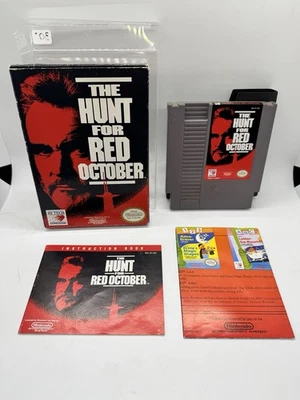 The Hunt For Red October Nintendo Nes Complete CIB + Poster - Image 1 of 4