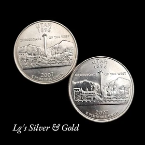 2007 PD Utah State Quarter Set BU ☆FREE SHIPPING☆ - Picture 1 of 2