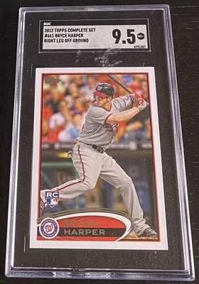 Juego Completo Bryce Harper 2012 RC Topps #661 Béisbol Novato SGC 9.5 Nacionales Foto 1 de 2