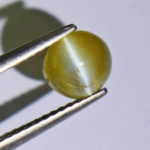 Natural Untreated 1.20ct. Chrysoberyl Cat's Eye, Good Ray (01950) - Picture 1 of 4