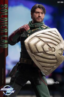 Figuras de acción Soosootoys escala 1/6 coleccionables SST-050 niño soldado modelo juguetes Foto 1 de 4