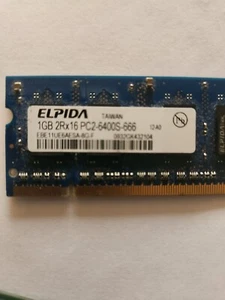 Elpida 1GB 2Rx16 PC2-6400S-666 (EBE11UE6AESA-8G-F) - Picture 1 of 1