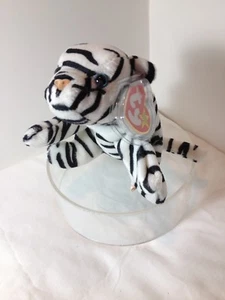 TY Beanie Babies Blizzard Snow Tiger Retired OOP wunderschön - Bild 1 von 4