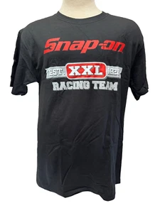 Snap On Tools Racing T-Shirt Black Red Grey Size M Rare New Old Stock - Picture 1 of 5