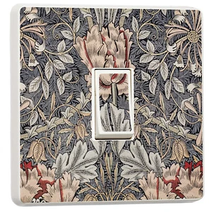 Paquete de 2 estampados de William Morris, diseño de madreselva vintage para simple o doble - Imagen 1 de 5