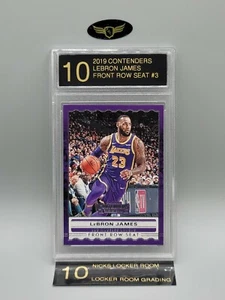 2019 Panini Contenders Los Angeles Lakers LEBRON JAMES #3 graded mint LRG 10 - Picture 1 of 2