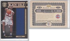 2011-12 Panini Gold Standard Black Gold Threads /49 Ben Gordon #BG-33