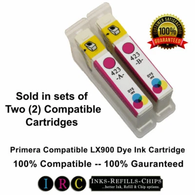 Primera LX900 Cartridges [MAGENTA] Compatible (Qty 2 - Magenta Dye Ink) - Image 1 of 2