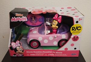 Disney Junior Minnie Roadster ~ Car with R/C ~ Polka Dots 2.4 GHz NEW!