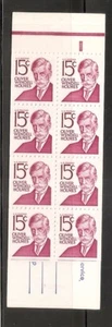 US SC # BK117A Oliver Wendell Holmes. Complete Booklet. MNH - Picture 1 of 3