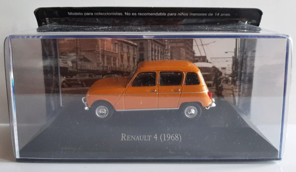 DIE CAST RENAULT 4 (1968) GRANDES AUTOS MEMORABLESEN MÉXICO - 1/43 [17] - Immagine 1 di 1