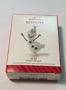 NEW Hallmark Keepsake Ornament Olaf Frozen Disney Snowman Christmas 2014 Glitter - Picture 1 of 6