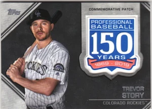 2019 Topps Update 150th Anniversary Patch #TS Trevor Story - Colorado Rockies - Bild 1 von 1