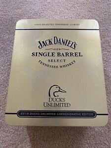 Jack Daniels Single Barrel Select 2010 Ducks Unlimited  Tin only. No glasses...