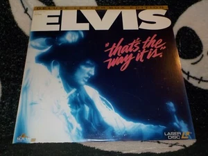 Elvis Presley That's the Way It Is Letterbox Laserdisc LD Free Ship $50 - Picture 1 of 2