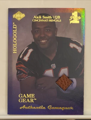 1999 Collector's Edge 1st Place Rookie Gamegear Hologold #RG3 Akili Smith - Image 1 of 2