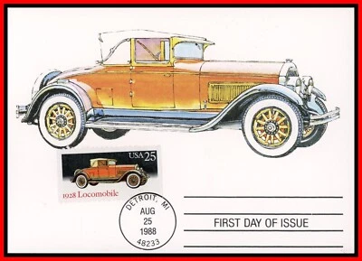 [OOS] US #2381-2385 FDC 1998 Maxi Cards Classic Cars Cord Packard Pierce Duesenb - Image 1 of 4