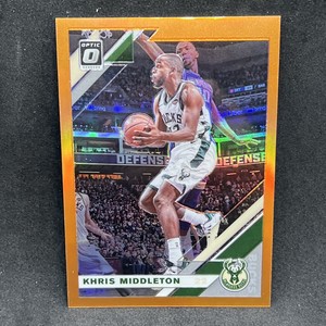 KHRIS MIDDLETON Orange Prizm 150/199 2019-20 Panini Donruss Optic Basketball #71