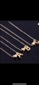 Letter Heart Necklace (different Letters - Picture 1 of 3