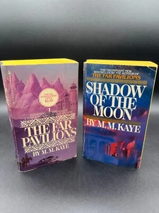 The Far Pavilions & Shadow of the Moon by MM Kaye 1978 Vtg Paperback Book Bantam - Picture 1 of 16