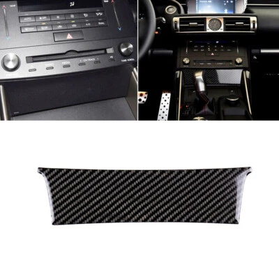 Cubierta de ajuste de control central de fibra de carbono tipo A para Lexus IS250 IS350 2013-2019 Foto 1 de 4