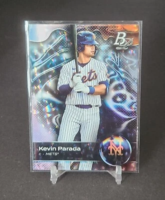 2023 Bowman Platinum #TOP-28 Kevin Parada Top Prospects Ice Foil - Image 1 of 2