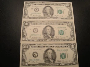 (1) $100.00 Series 1969-A Federal Reserve Note BU Uncirculated Condition - Picture 1 of 6