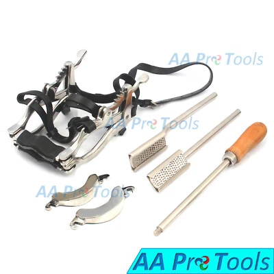 AA PRO Horse Veterinary Tools EQUINE DENTAL FLOAT RASP HORSE MOUTH SPECULUM GAG