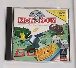Vintage MONOPOLY Hasbro Interactive (1995), PC Computer CD-ROM Game - Picture 1 of 4