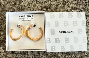 Aros con forma de lápiz Baublebar Always On Point nuevos en caja - Imagen 1 de 4