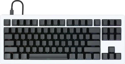 Teclado mecânico para jogos DROP CSTM80 RGB TKL com fio - Branco - Imagem 1 de 4