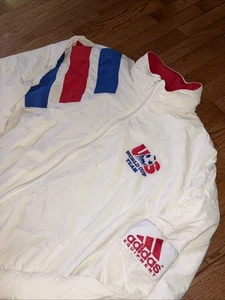Vintage 1994 Adidas USA National Team Issue World Cup Soccer Jacket Size L - Picture 1 of 7