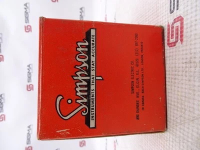 SIMPSON 01610 PANEL METER - Image 1 of 3