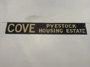 COVE PYESTOCK HOUSING ESTATE - Aldershot 298 Bus Destination Blind 1960s 31” - Picture 1 of 13
