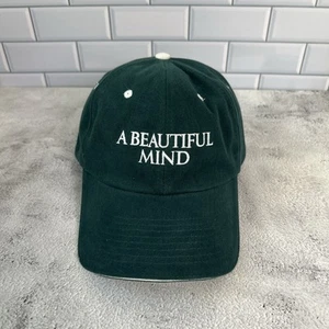 Vintage A Beautiful Mind Movie Promo Hat Cap Adjustable Y2K Embroidered Adult OS - Picture 1 of 9