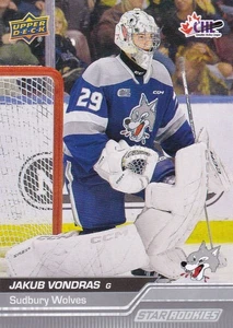 2023-24 Upper Deck CHL Star Rookies #393 Jakob Vondras, Sudbury Wolves - Picture 1 of 1