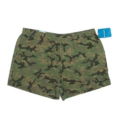 XL Mujer Columbia Camuflaje Board Shorts 5 pulgadas Tirar en Bolsillos con Cordón Foto 1 de 4