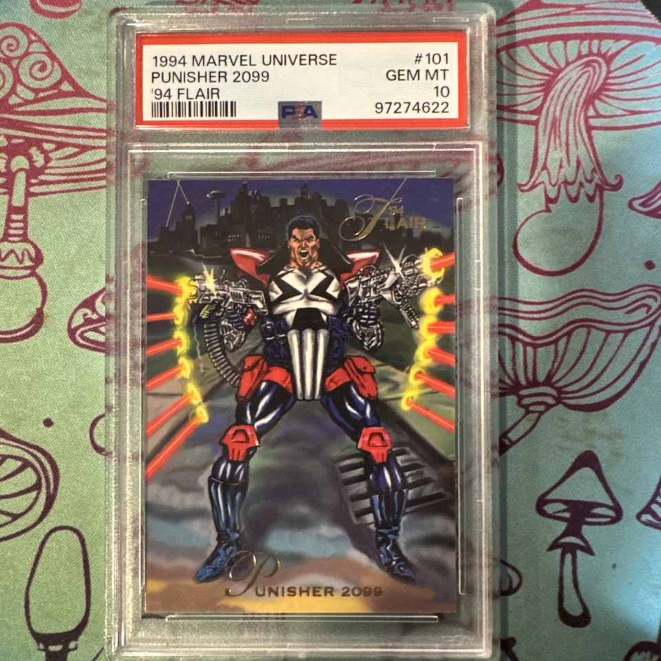 1994 Flair Marvel Universe #101 Punisher 2099 🔥🔥PSA 10 GEM MT🔥🔥 - Image 1 of 3