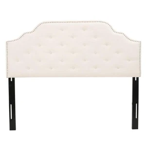 Noble House Niamh Ivory Full/Queen Headboard - Picture 1 of 9