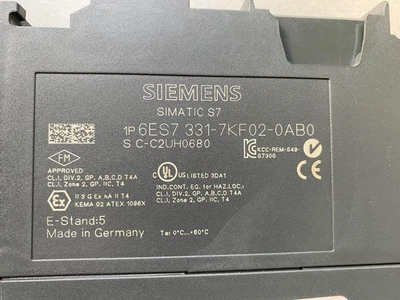 Siemens Simatic S7-300 Analog Module (6ES7331-1KF02-0AB0) - Photo 1/2