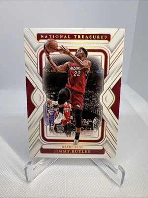 Jimmy Butler /10 Gold National Treasures 2024-25 Panini #68 Miami Heat - Image 1 of 2