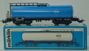 Märklin - H0 4643 - Vagón cisterna 4 ejes ARAL - EMBALAJE ORIGINAL - Imagen 1 de 13