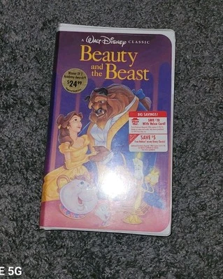 Brand New Factory Sealed Walt Disney’s Beauty and The Beast Black Diamond VHS  — 第 1/3 张图片