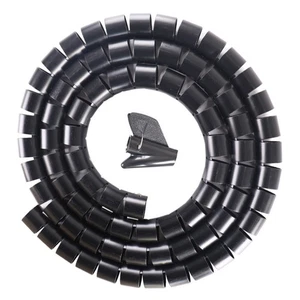  Anti-bite Envelope Tube Wire Tidy Coiled Cable Sleeve Spiral Organizer - Afbeelding 1 van 12