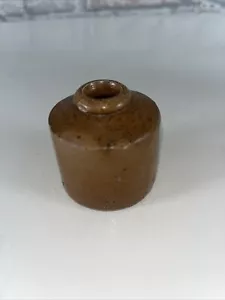 Antikes Penny Ink Steinzeug Tintenfass. Schöne Wohnkultur klein - Bild 1 von 4