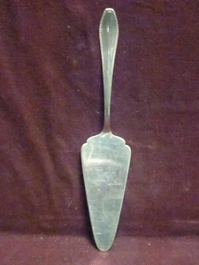 GERMAN BRUCKMAN 90 SILVER PLATE Cake/pie server 9 3/8" no monogram - Picture 1 of 4