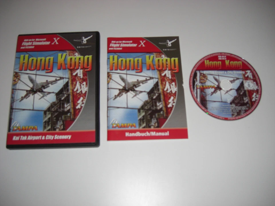 HONGKONG - KAI TAK Airport PC Add-On Flugsimulator Sim 2004 & X FS2004 FSX - Bild 1 von 1