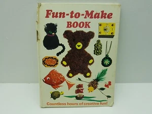 Vintage 1968 Craft Book Fun-to-Make Illustrations DIY Projects Retro - Foto 1 di 24