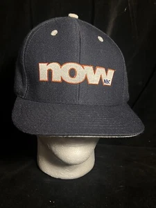 VINTAGE 1990s RARE NEW NBC NEWS NOW NAVY BLUE CAP GOLF HAT - Picture 1 of 6