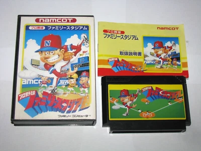 Pro Yakyuu Family Stadium Famicom NES Japan import +box manual US Seller - Image 1 of 4